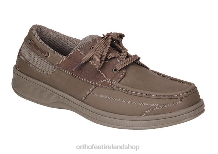 Men Orthofeet Baton Rouge Sand Casual Shoes JR622168