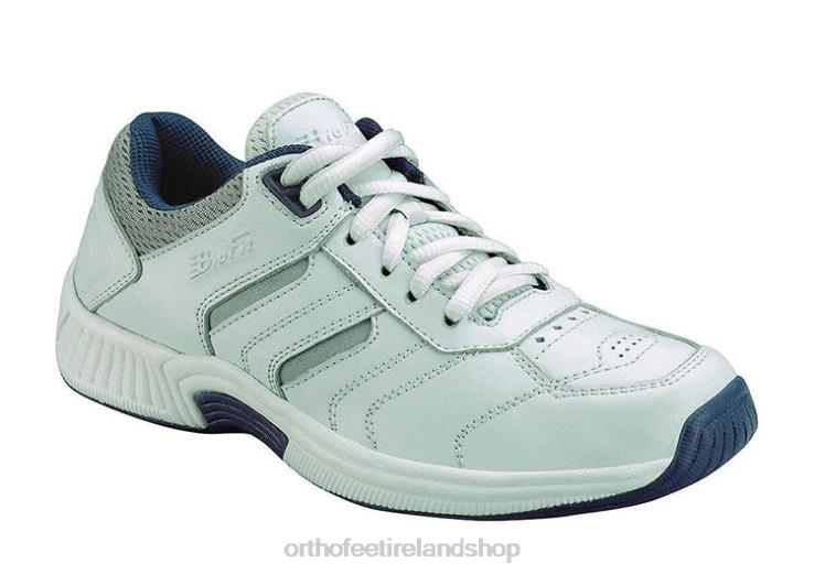 Men Orthofeet Pacific Palisades White Sneakers JR622141