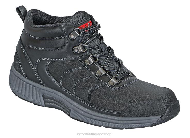 Women Orthofeet Delta Waterproof Black Boots JR62276
