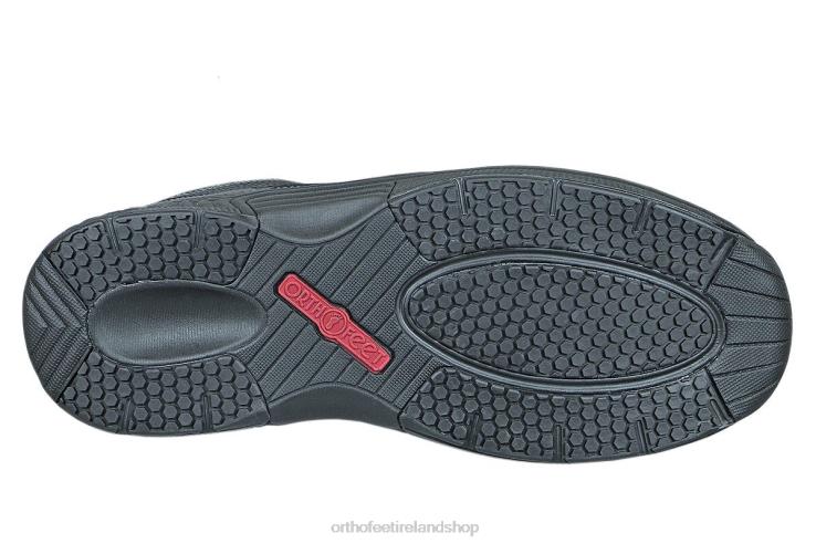 Women Orthofeet Siena Black Boots JR62287